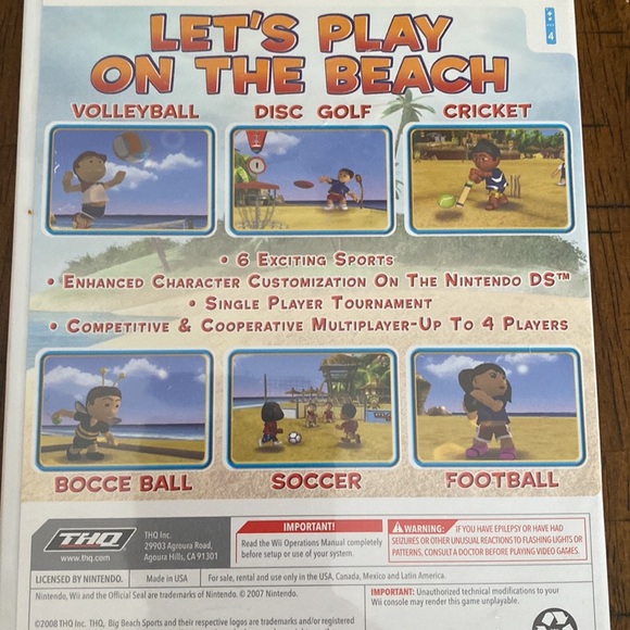 Big Beach Sports - Nintendo Wii Video Game - Picture 5 of 5